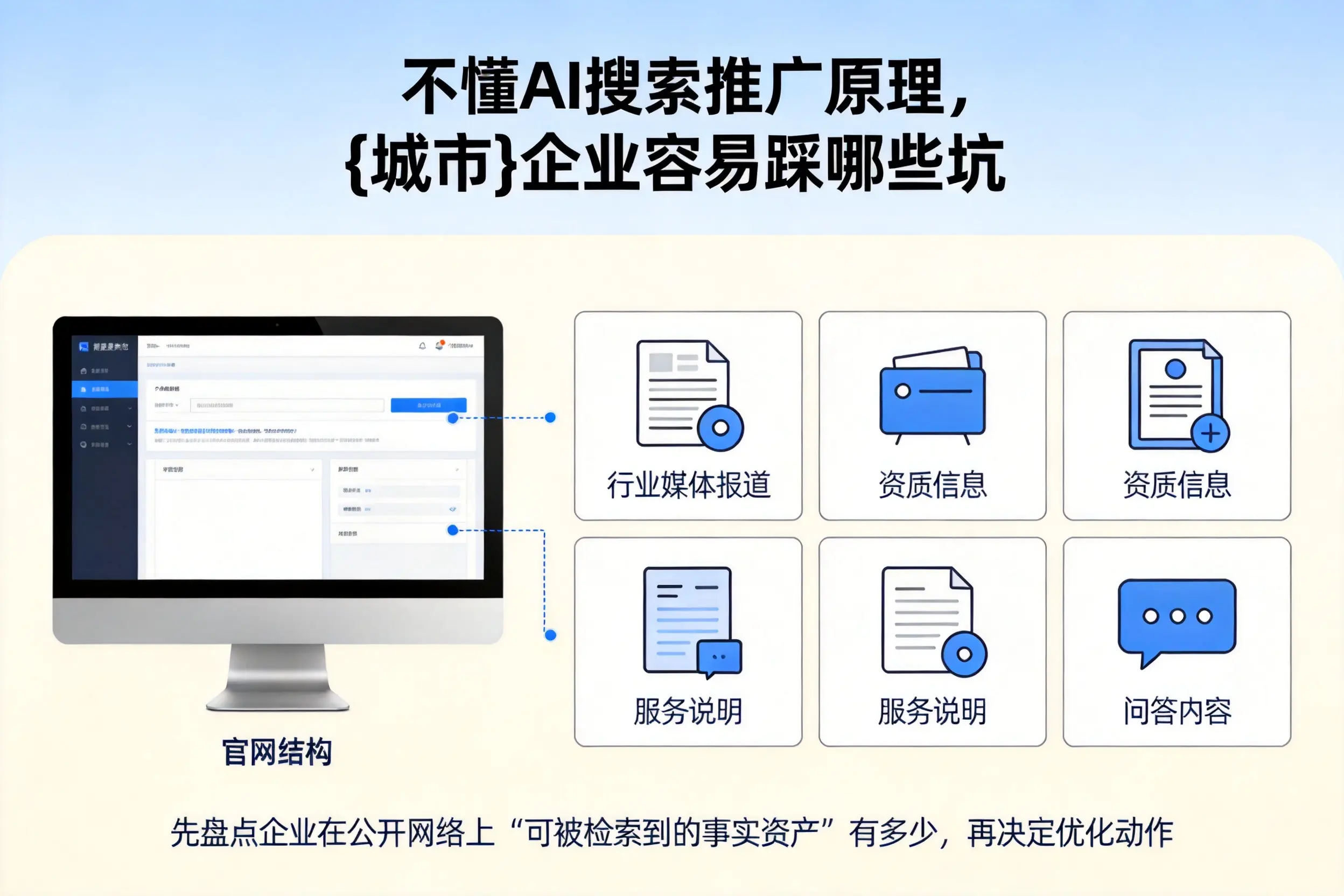 不懂AI搜索推广原理，嘉峪关企业容易踩哪些坑