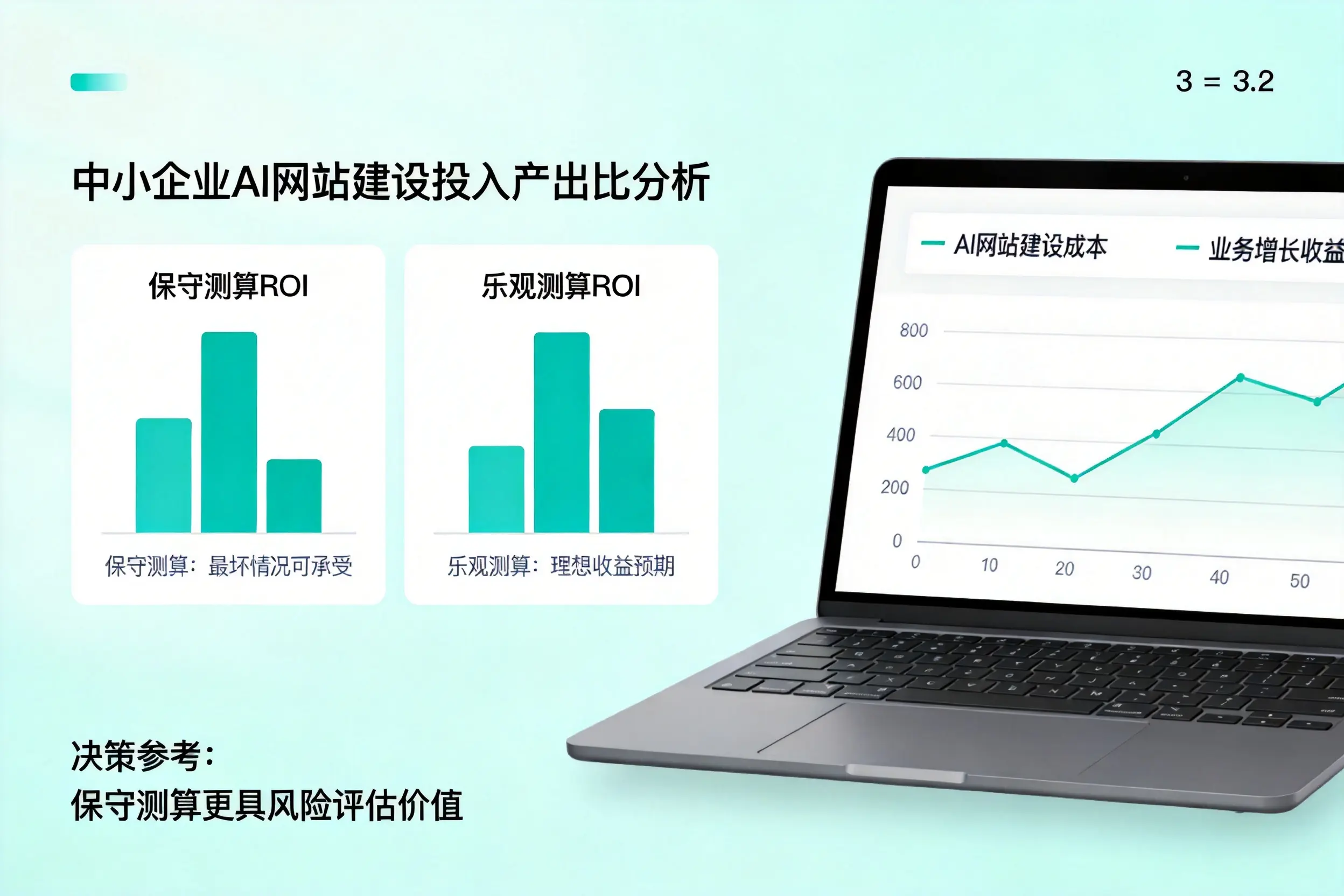 嘉峪关中小企业AI网站建设投入产出比怎么算?先看这份分析