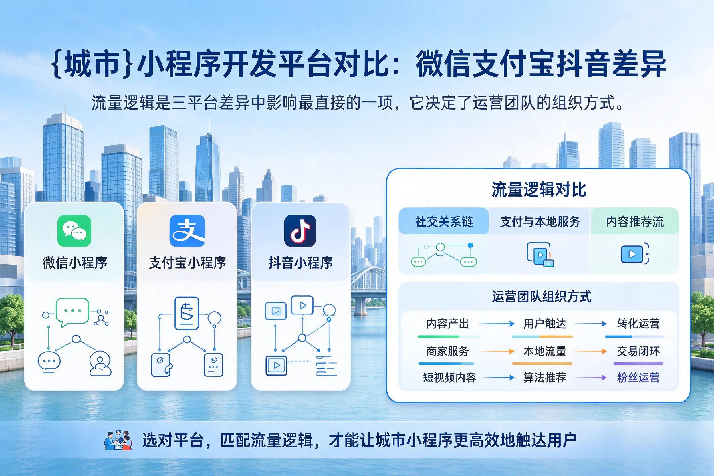 嘉峪关小程序开发平台对比:微信支付宝抖音差异