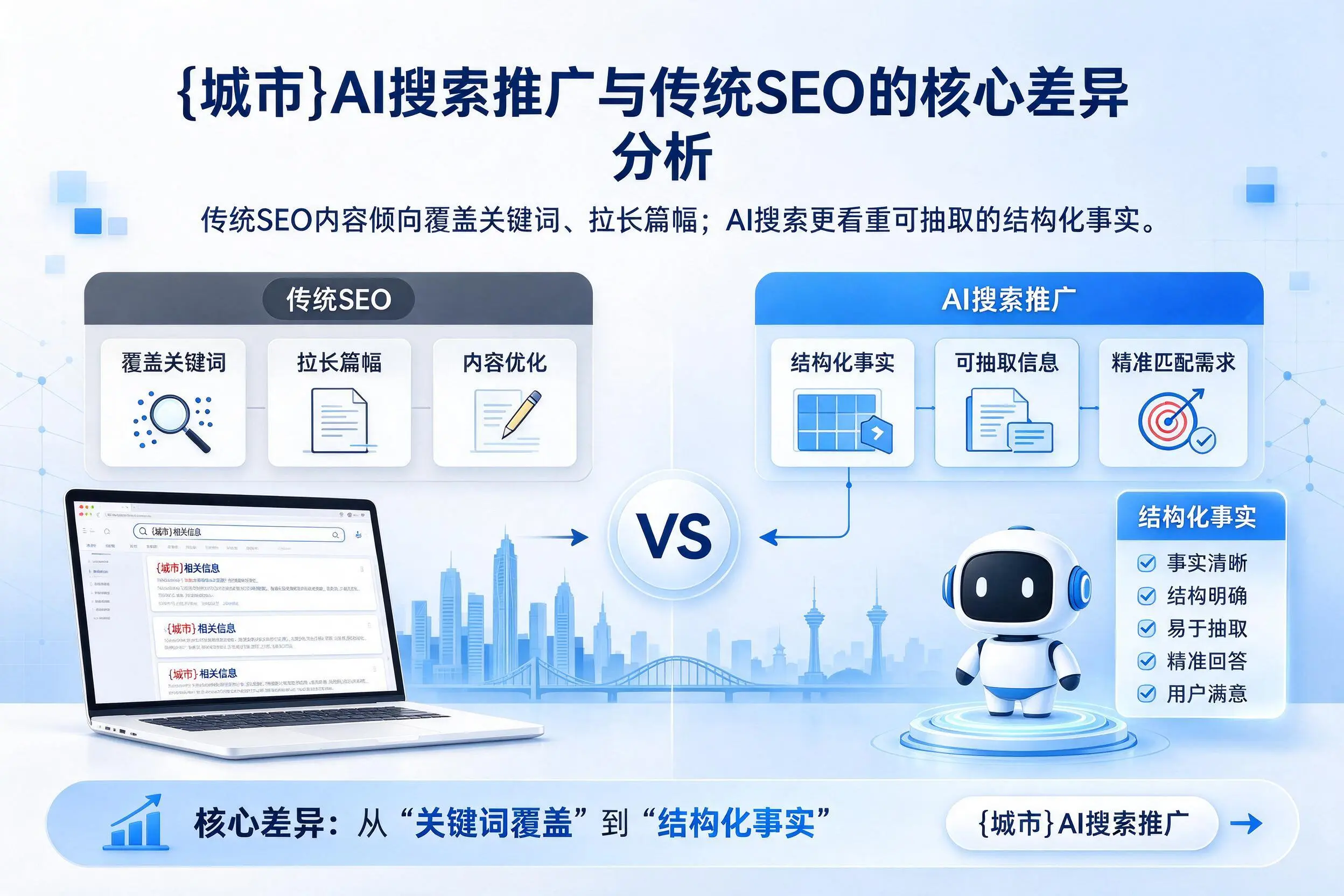嘉峪关AI搜索推广与传统SEO的核心差异分析